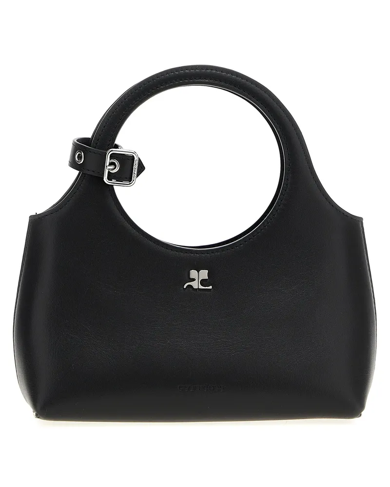 Courrèges Courreves 'Mini Holy Day' Handtasche Black