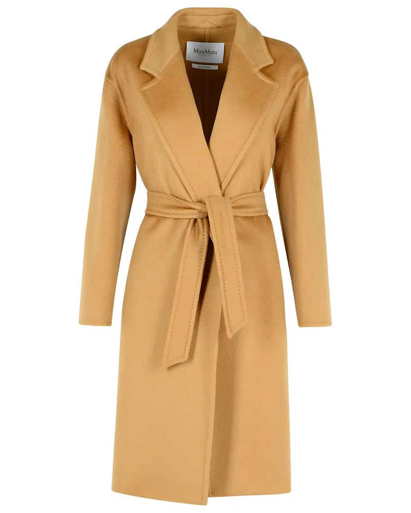 Max Mara Melinda' beige Cashmere Mantel Beige