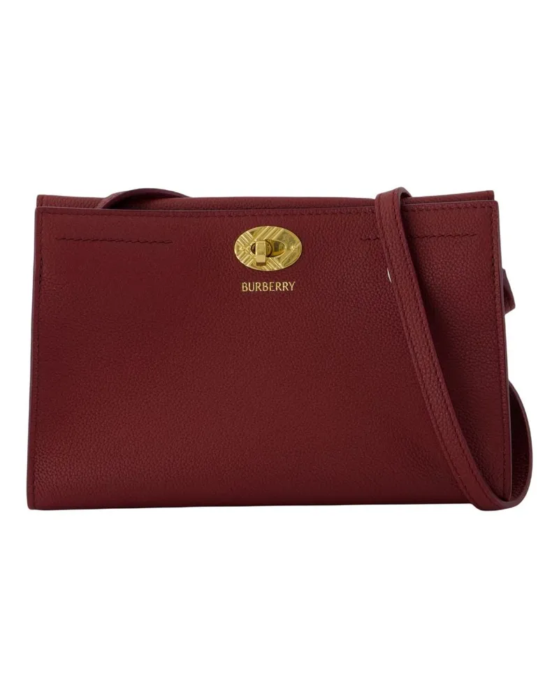 Burberry Cotswolds Umhängetasche  Leder Burgund Burgund