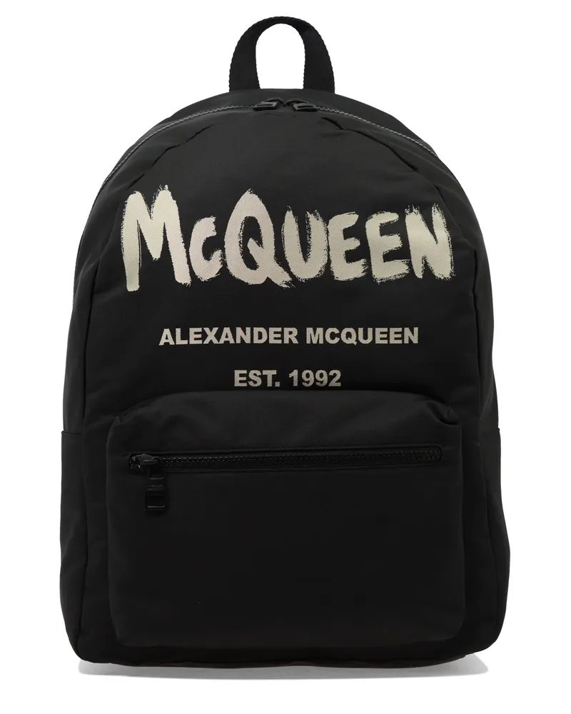 Alexander McQueen Alexander Mc Queen „Metropolitan“ Rucksack Black
