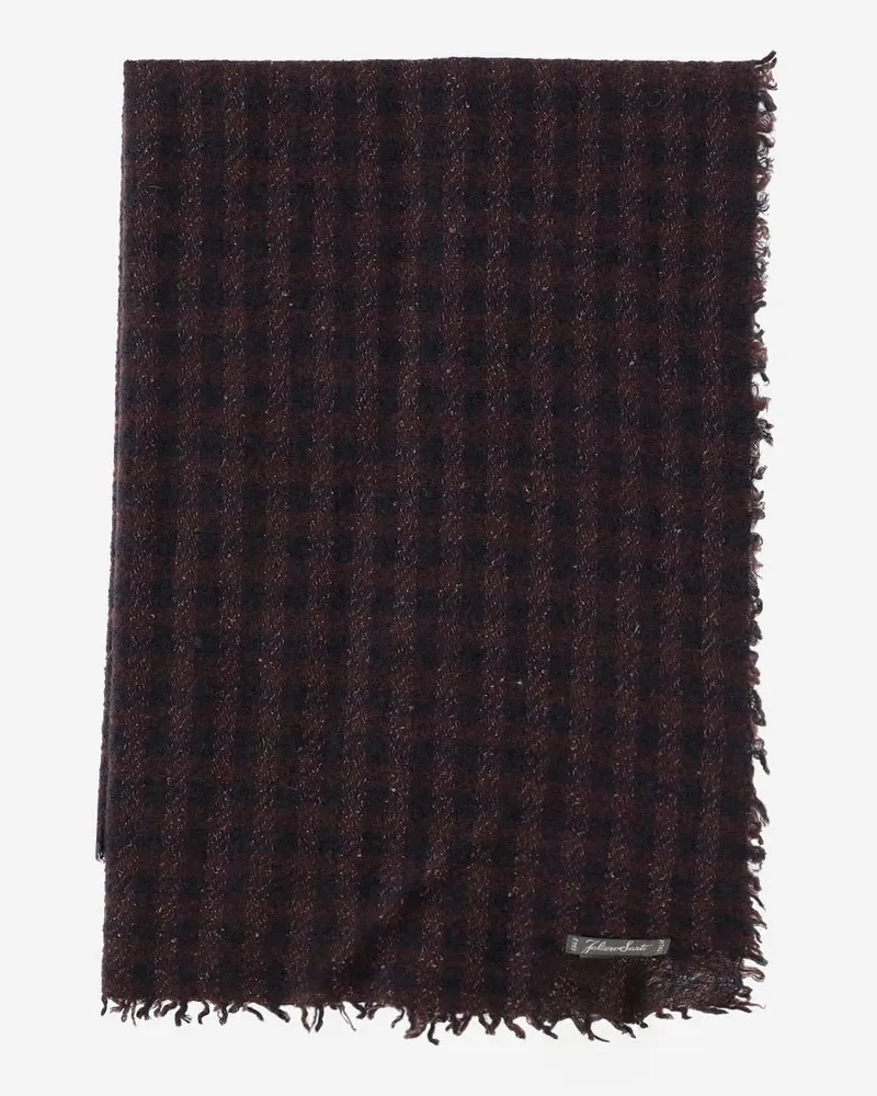 Faliero Sarti Paoletto Cashmere und Woll Mischschal Brown