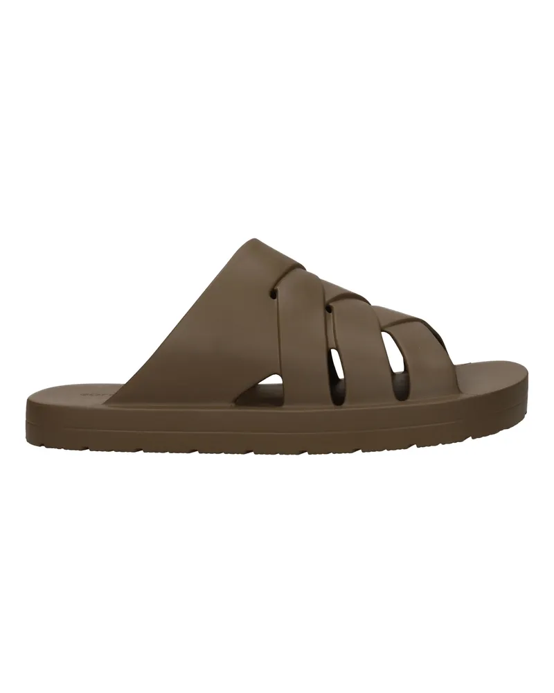 Bottega Veneta Pantoffeln und Hufe Mann Gummigrün/Liana -