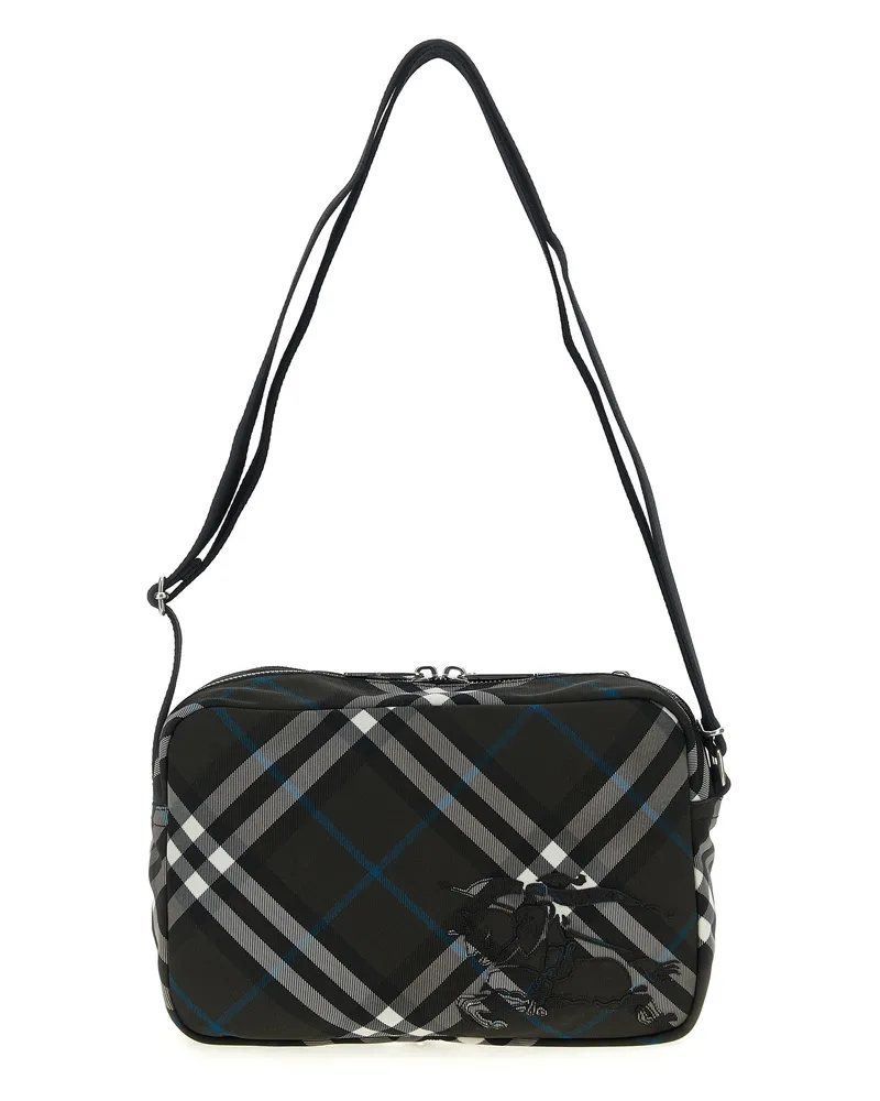 Burberry Check' Crossbody Bag Black
