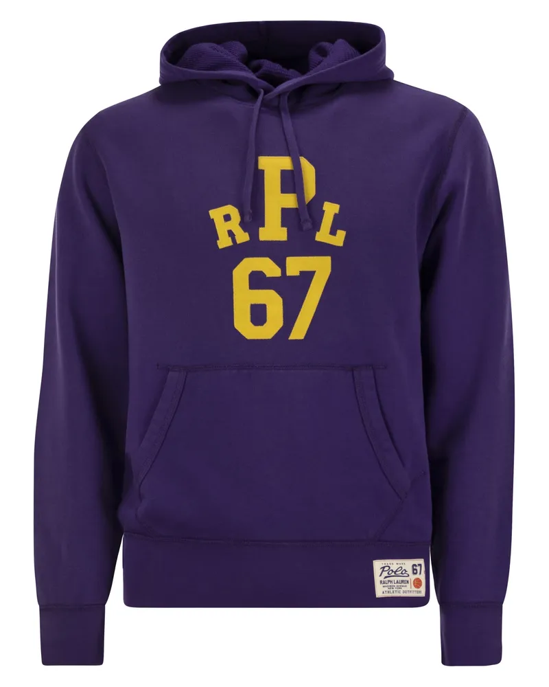 Ralph Lauren Hoodie mit Logo Purple