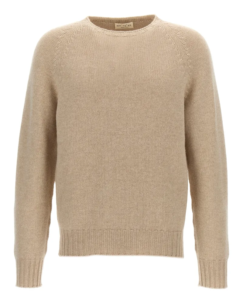 MA'RY'YA Cashmere Pullover Beige