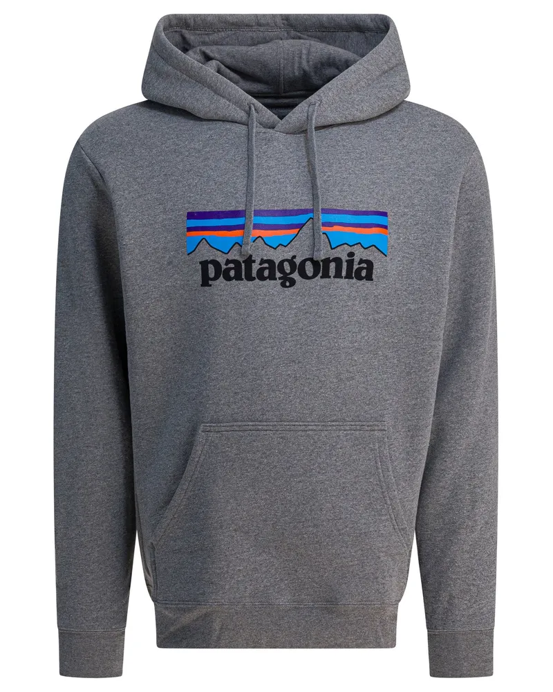 Patagonia P 6 Logo Uprisal“ Sweatshirt Grey