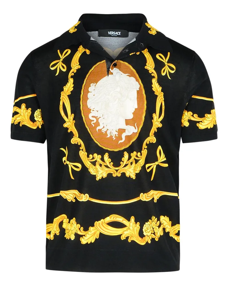 Versace Black Evening Shirt Black