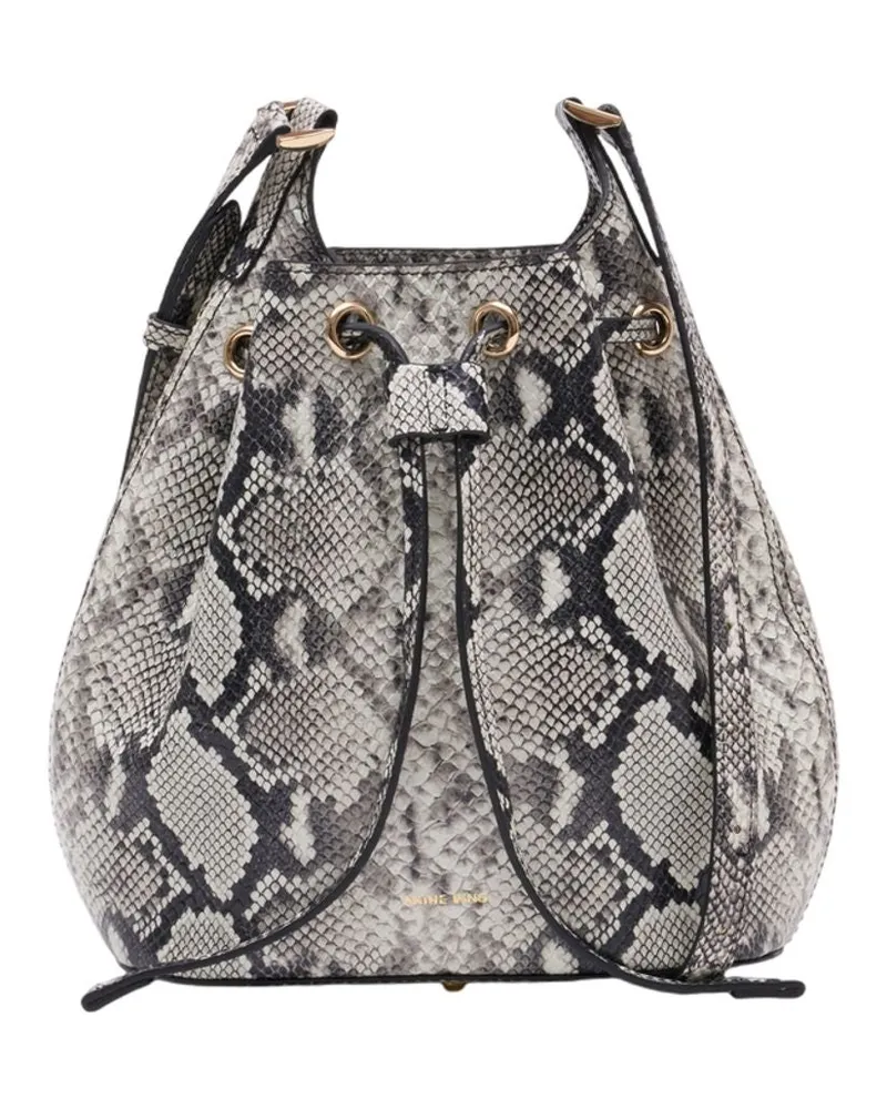 Anine Bing Mini Alana Umhängetasche  Leder Mehrfarbig Mehrfarbig