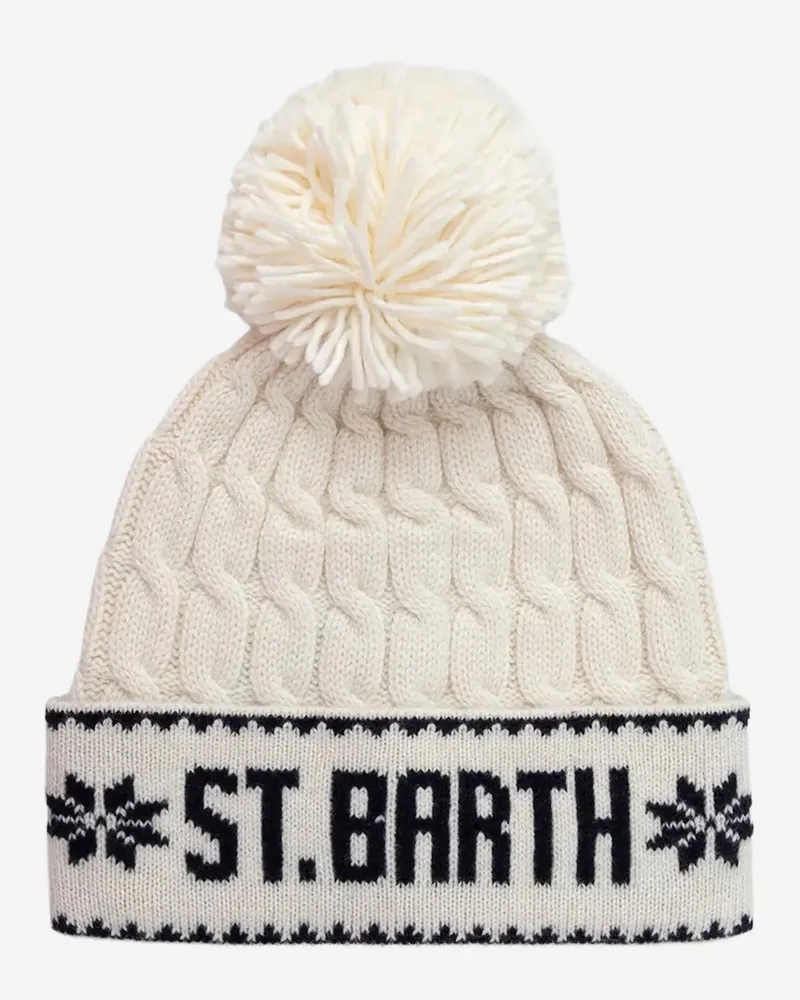 MC2 Saint Barth Wollmischungsmütze White