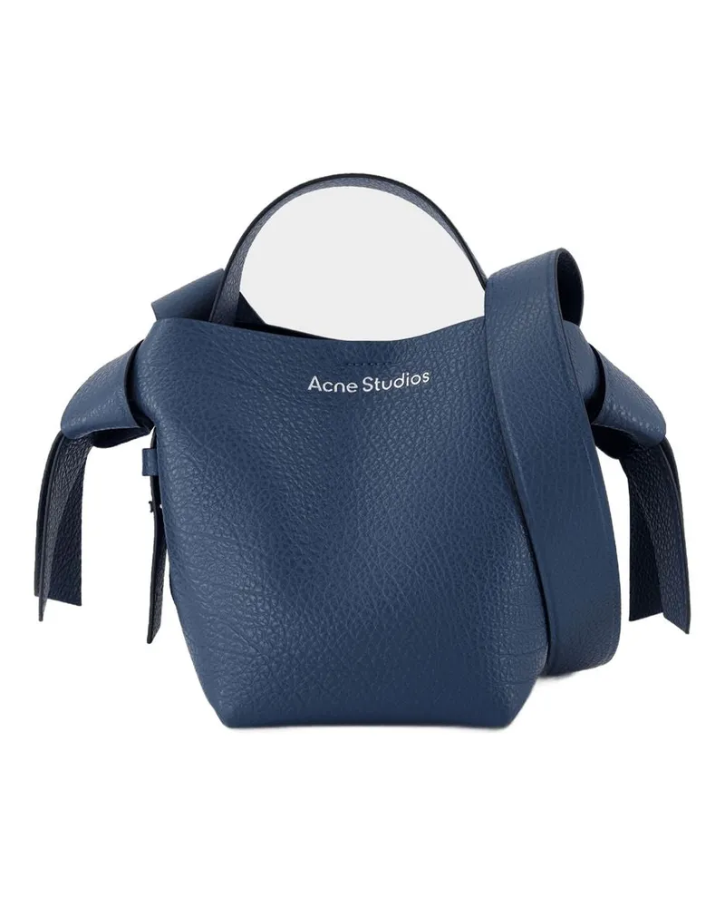 Acne Studios FN WN Bags000511 Crossbody  Lederblau Blau