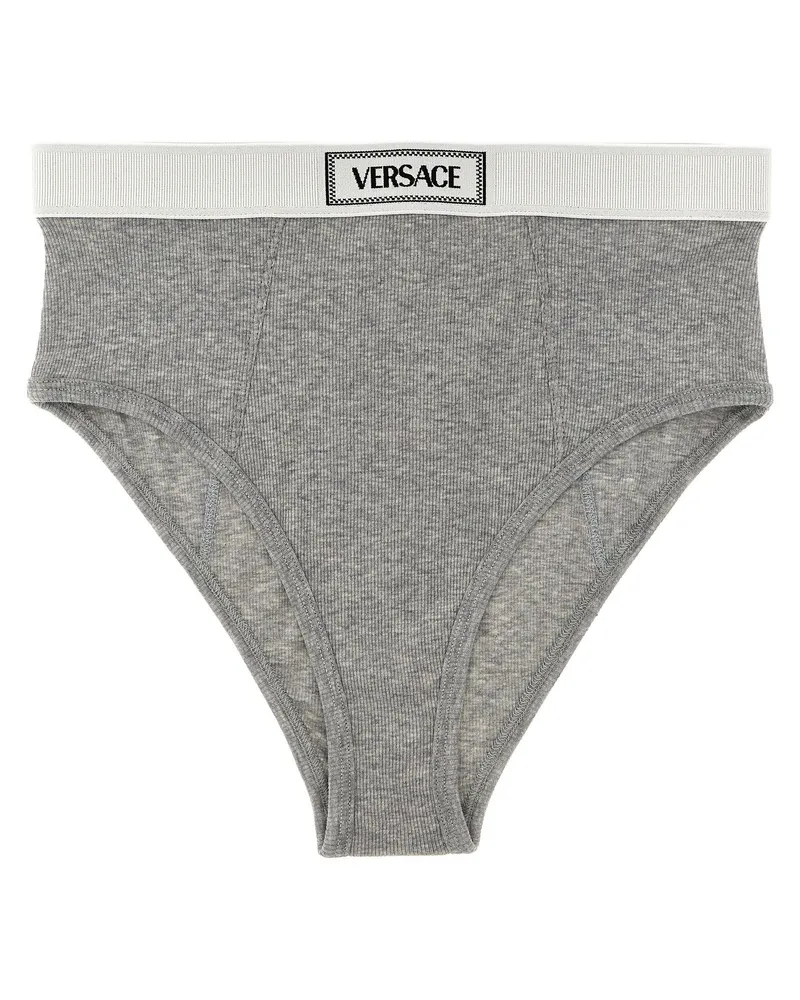 Versace 90s Vintage' Slips Gray