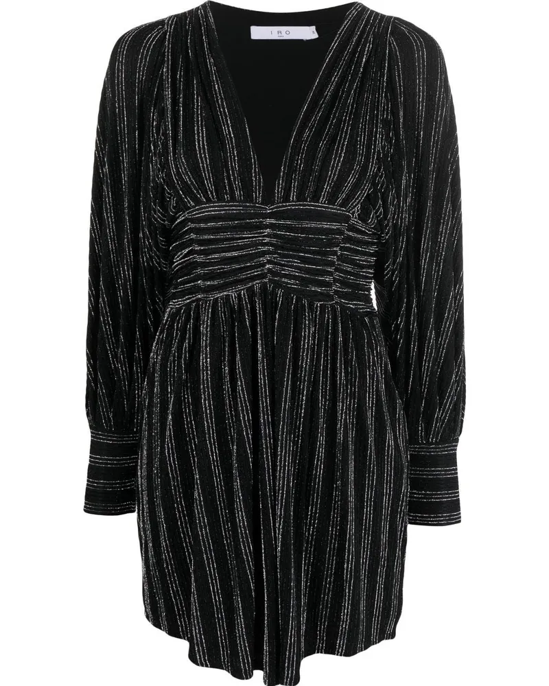 IRO Gaida kurzes Viskose -Kleid Black