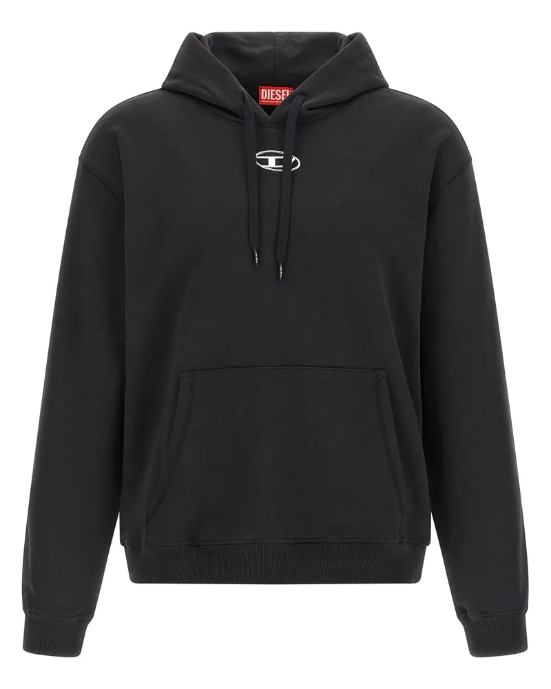 Diesel S Norm Hood Iod' Sweatshirt Black