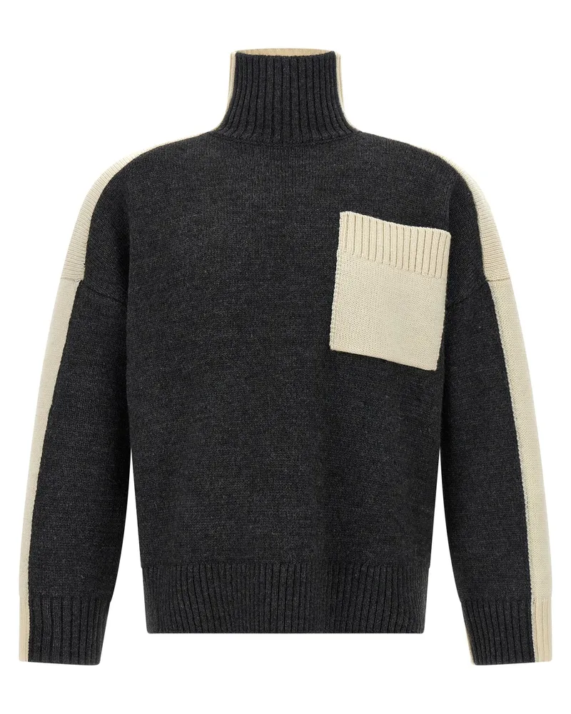 J.W.Anderson Two Tone' Pullover Gray