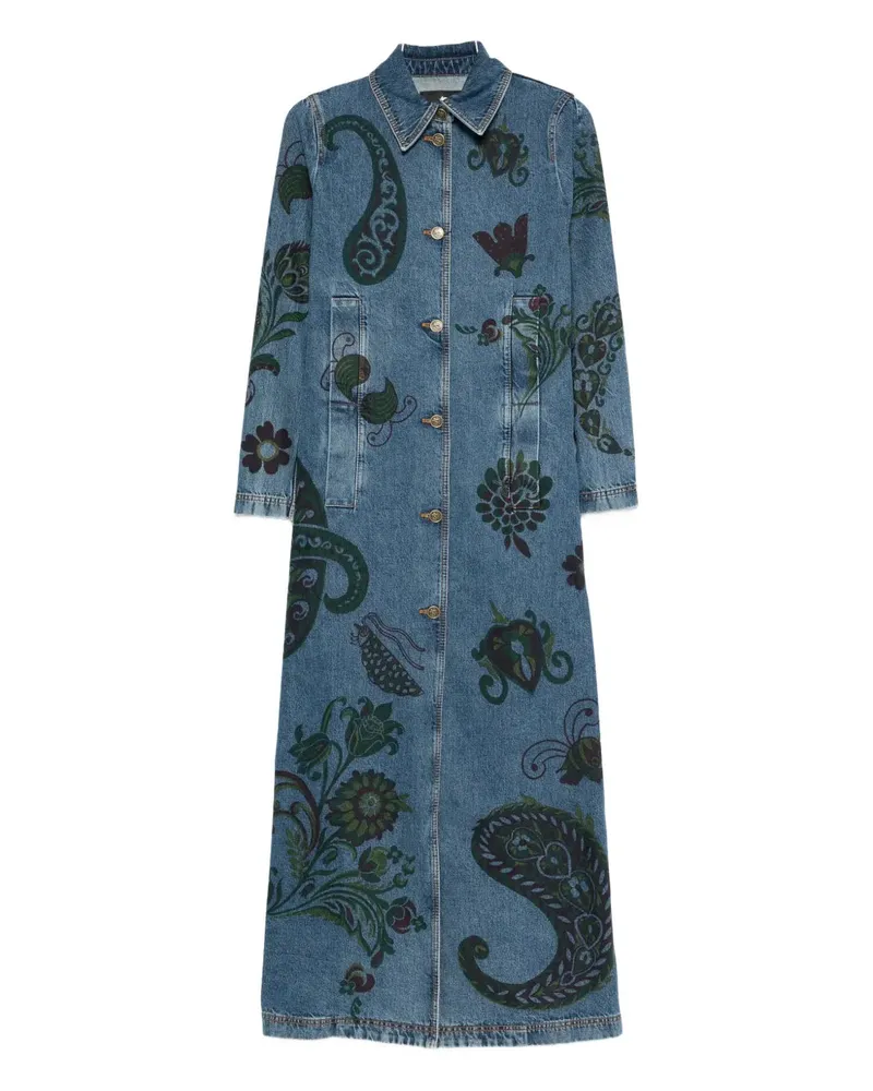 Etro Blumen-Paisley-Mantel S9880