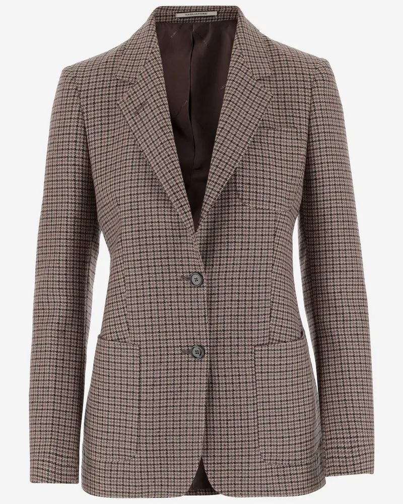 Tagliatore Virgin Woll Mischjacke Red