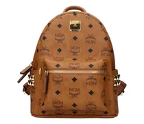 Rucksäcke und Schaum Männer Lederbraun/Cognac