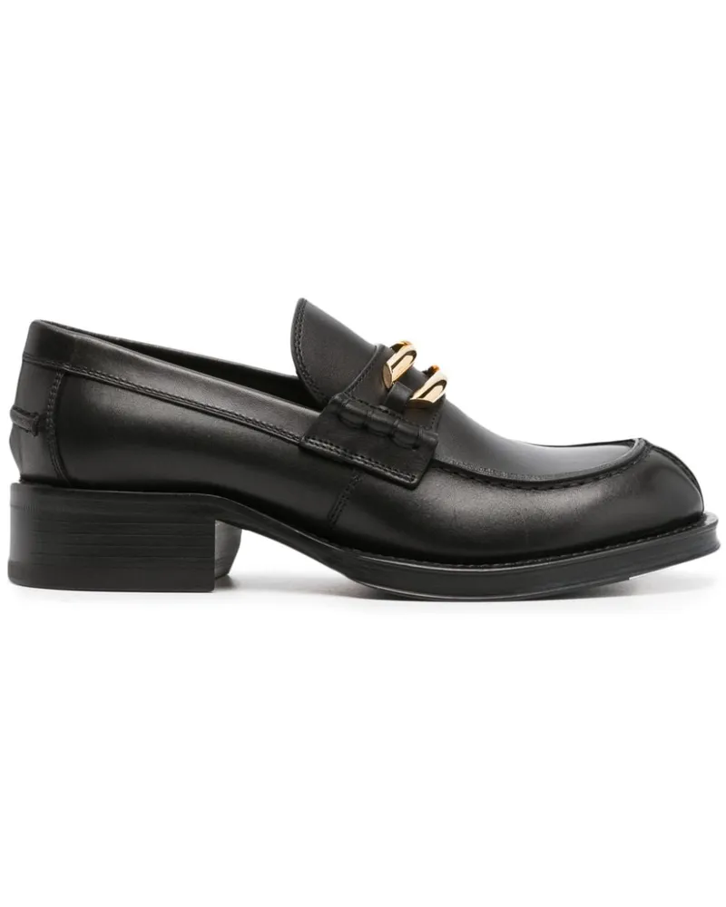 Lanvin Medley Leder -Slipper Black