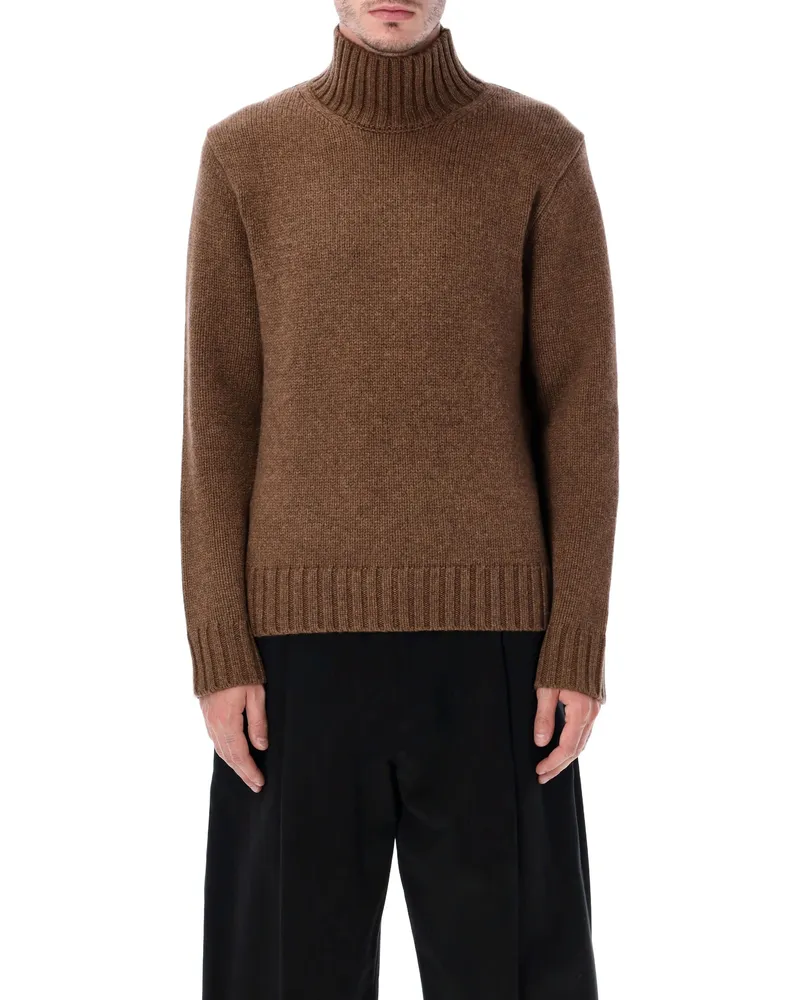 Studio Nicholson Pullover Braun Brown