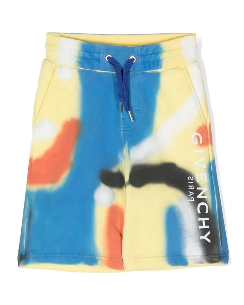 Givenchy Multicolor Bermuda Shorts Side Logo Multicolour