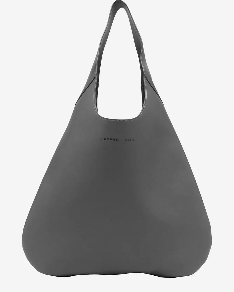 Carven Tommaso Ledertasche Grey