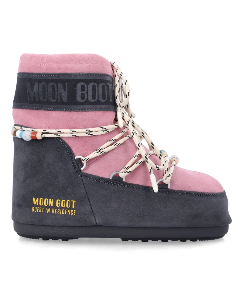 Moon Boot Flache -Schuhe Grey