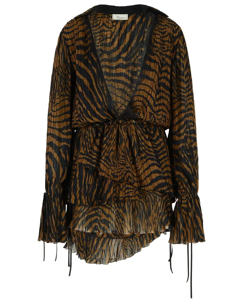 Blumarine Viskosekleid in -Braun Brown