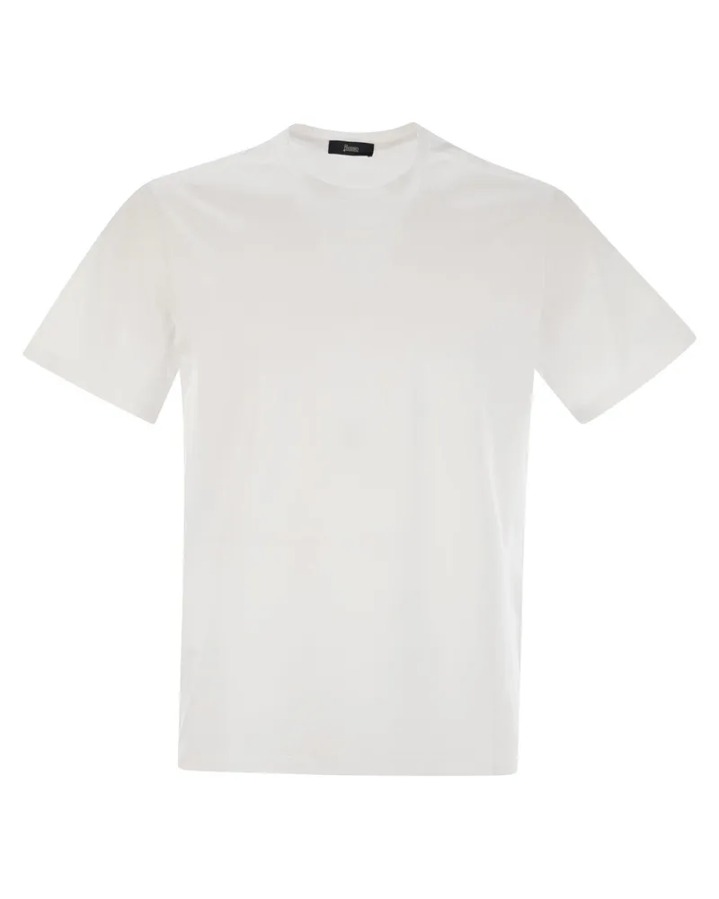 Herno Stretch Cotton T -Shirt White