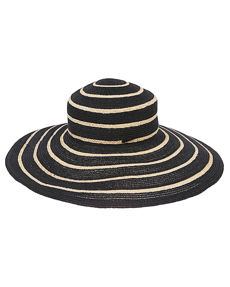 Borsalino Tippi Strohhut Black