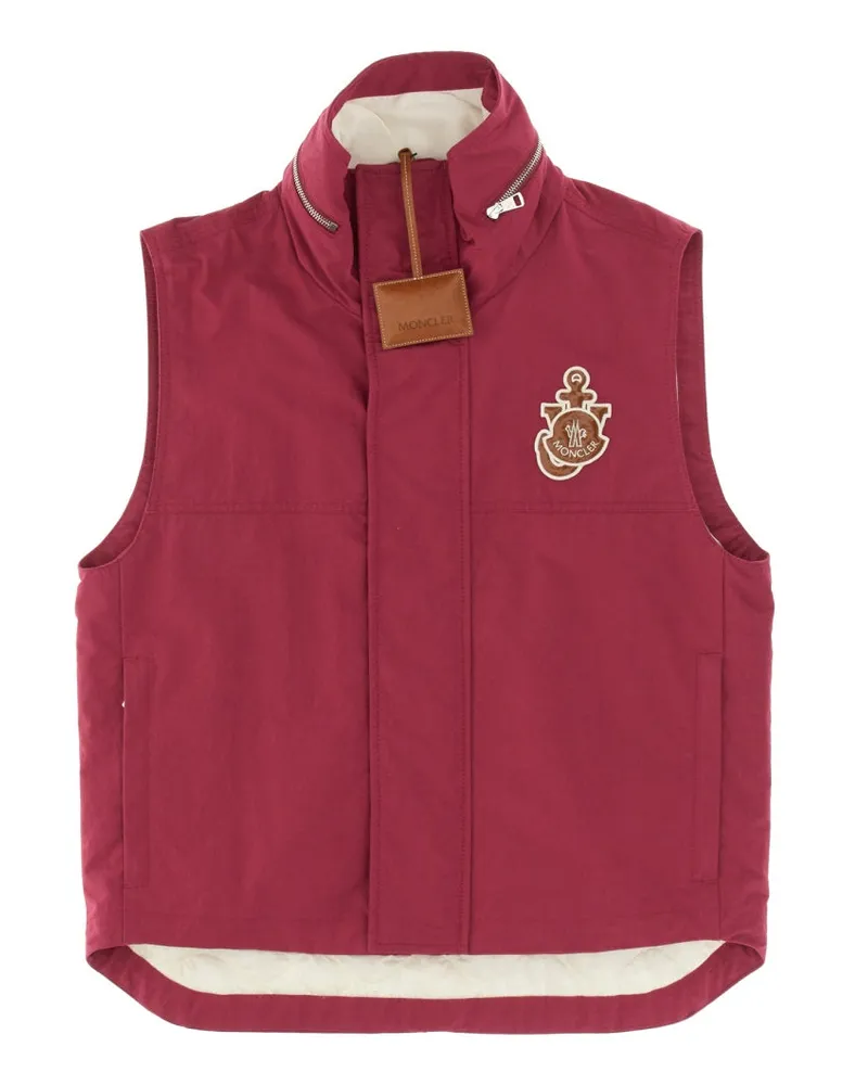 Moncler Tryfan gepolsterte Weste Moncler Genie JW Anderson Fuchsia