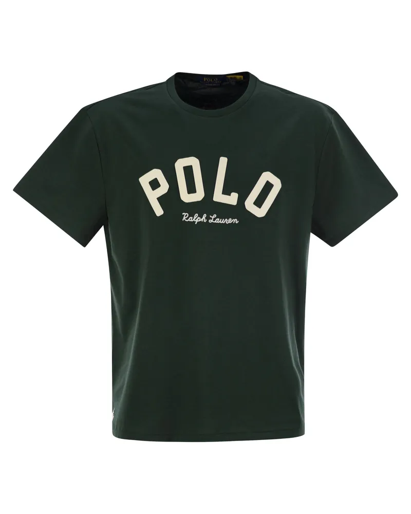 Ralph Lauren Jersey T -Shirt mit klassischem Fit -Logo Green