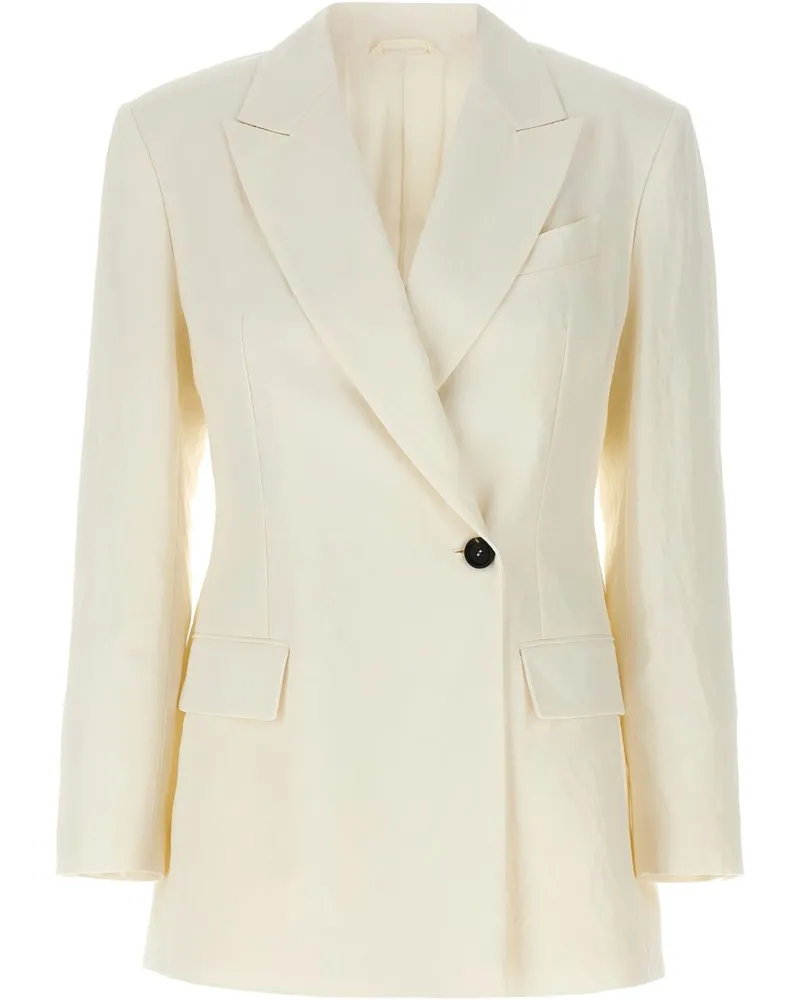 Brunello Cucinelli Doppelbrustjacke White