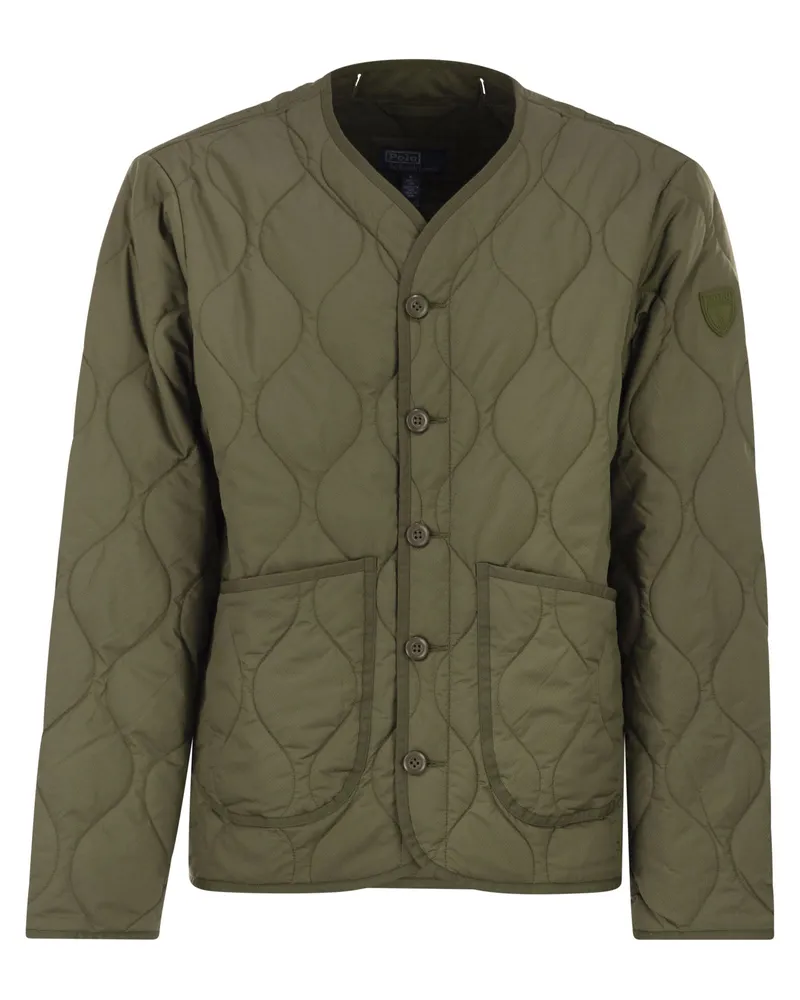 Ralph Lauren Die gesteppte Gent-Jacke Olive