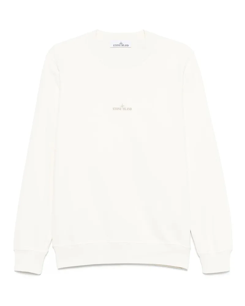 Stone Island Pullover Elfenbein Ivory