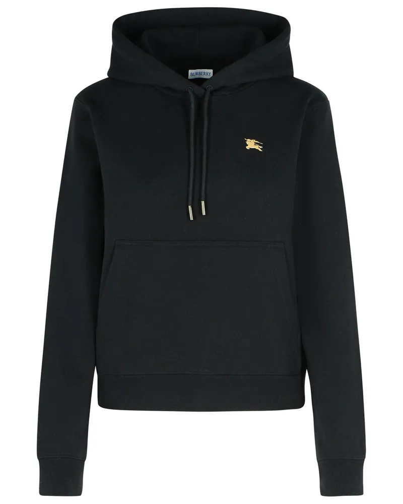 Burberry Harriet' schwarzes Baumwoll -Sweatshirt Black