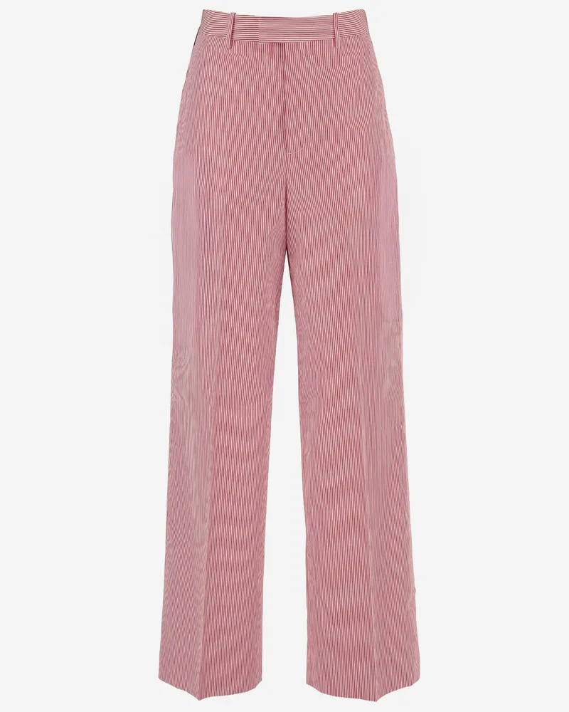 ARMARIUM Juno Baumwoll-Streifenhose Red