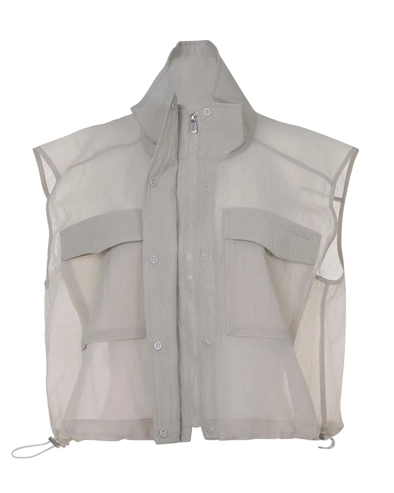 Pinko Akkordeon" Weste aus Nylon Light