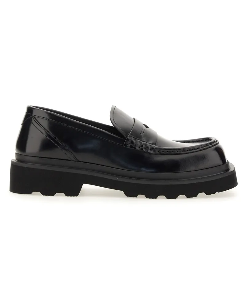 Dolce & Gabbana Leder Loafer Black