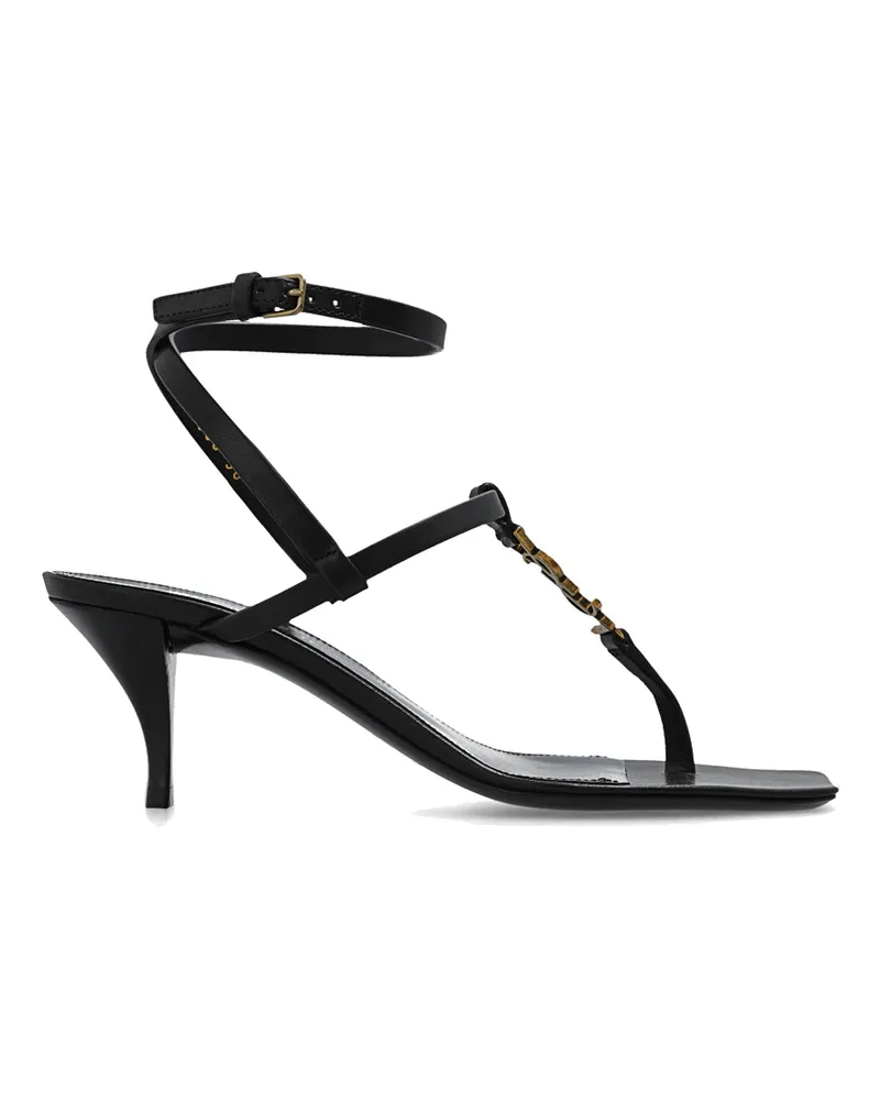 Saint Laurent Cassandra heeled Sandalen Black