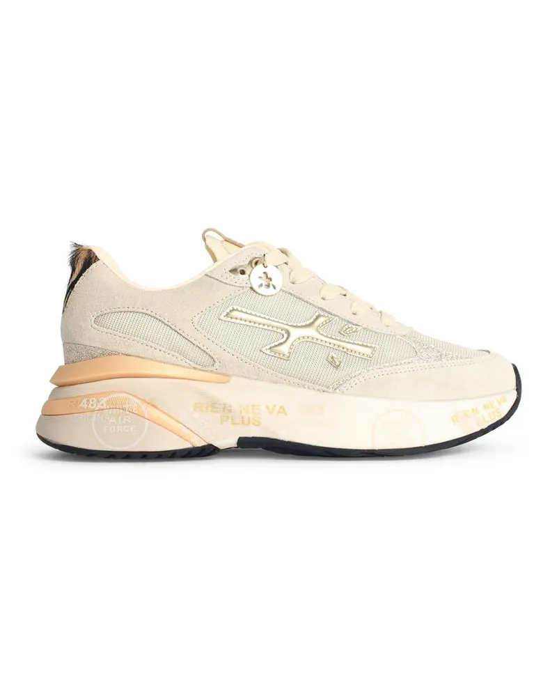 Premiata Moerund' graues Wildleder -Mischungen Turnschuhe Grey