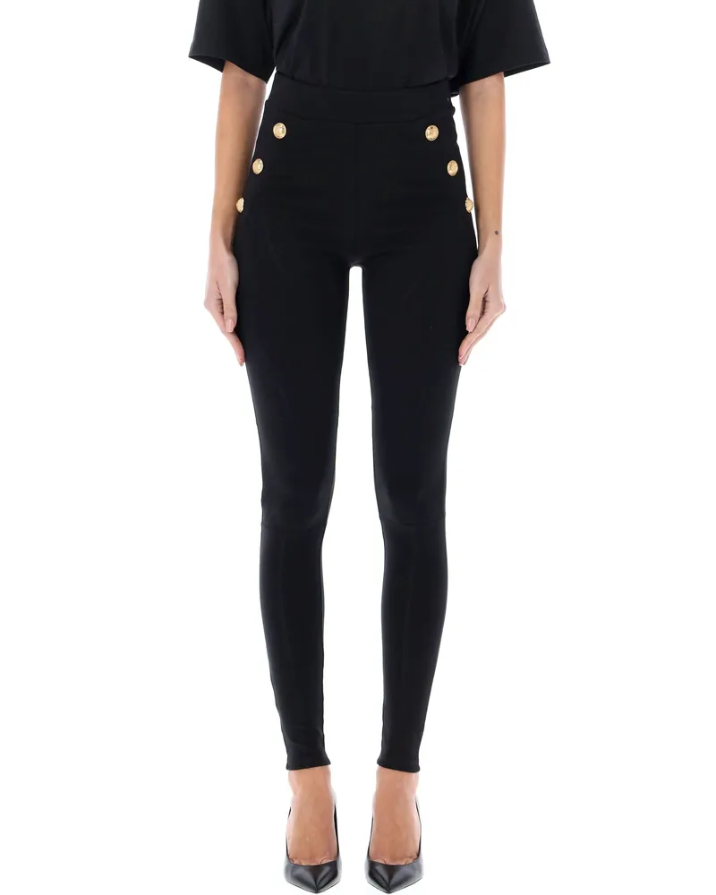 Balmain Hosen schwarz Black