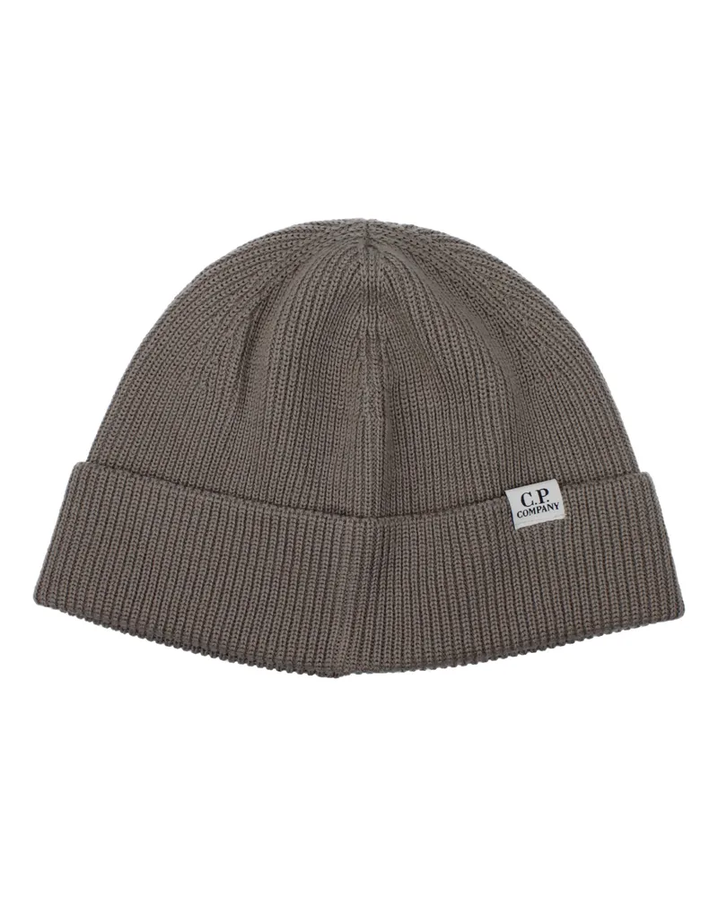 C.P. Company C.P. Firmenmänners Wollmützen Virgin Grey -