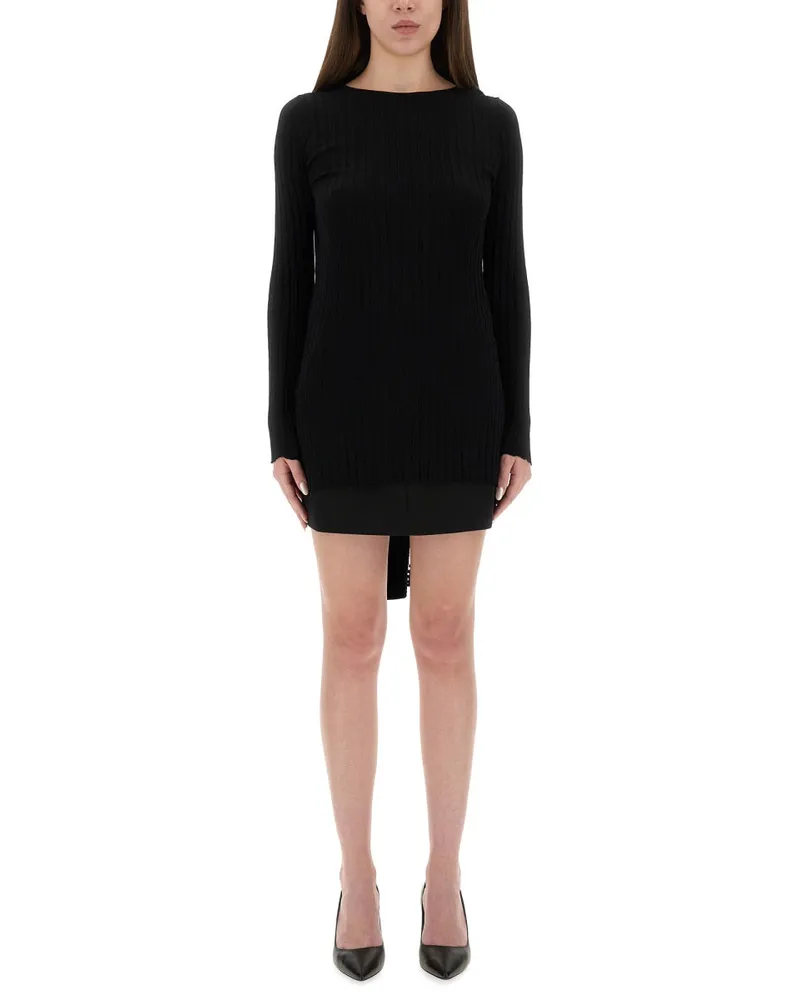 Moschino Moschino -Jeans schlankes Fit -Hemd Black