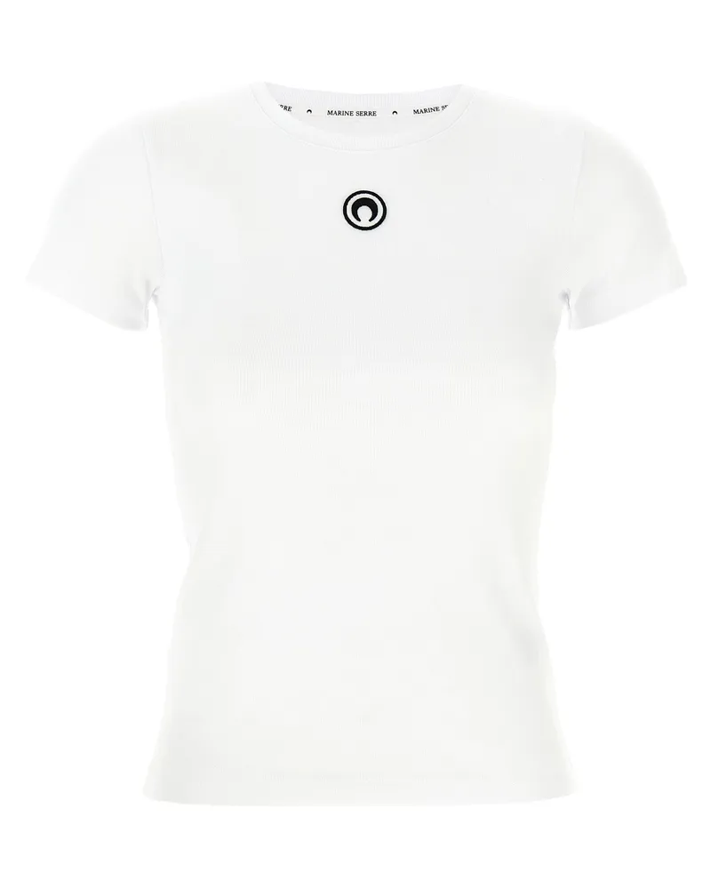 Marine Serre Moon Logo' T -Shirt White