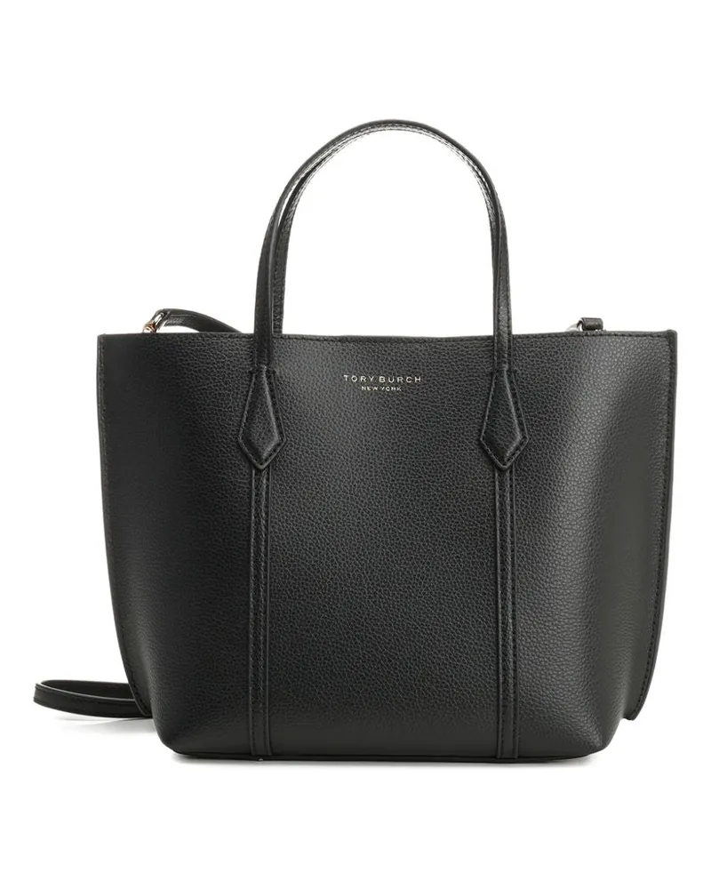 Tory Burch Perry kleine Leder -Tasche Tasche Black