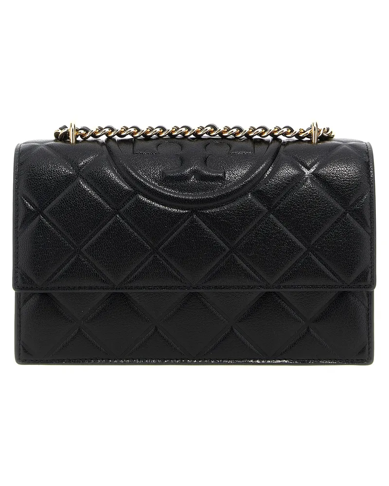 Tory Burch Fleming Cabvertibile' kleiner Umhängetasche Black