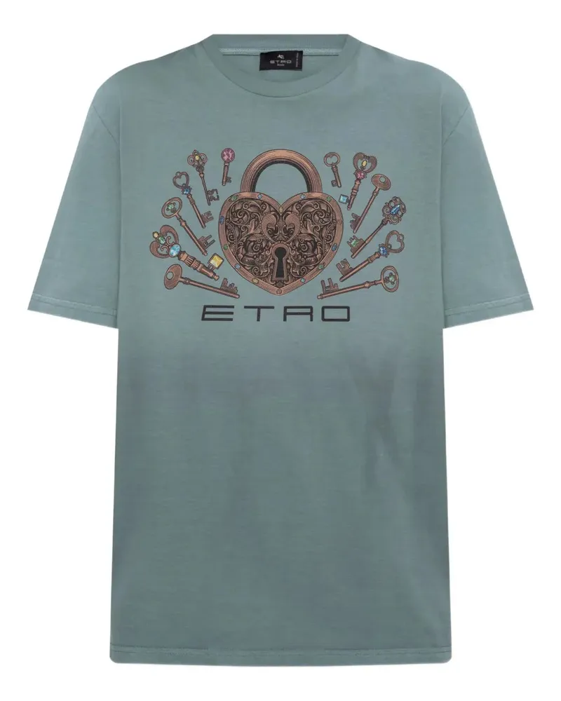 Etro Logo T -Shirt Ottanio
