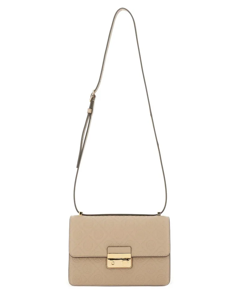 Tory Burch t Monogramm" Umhängetasche Powder