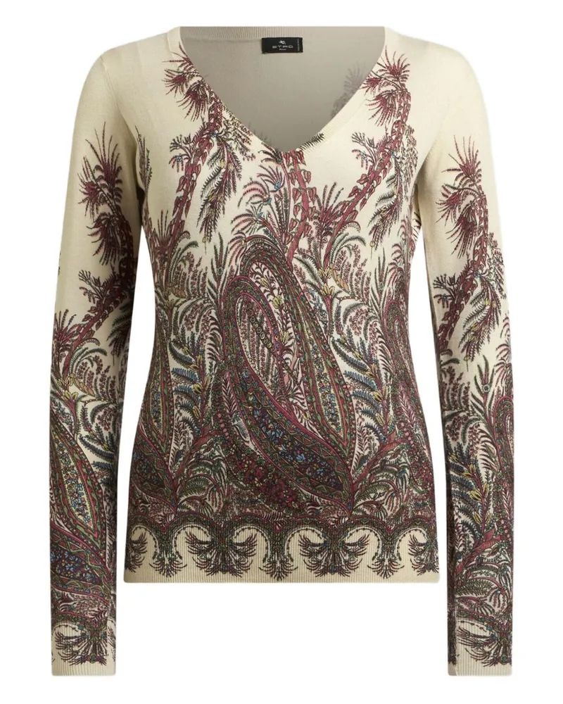 Etro Sweaters Beige Beige