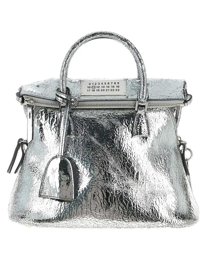 Maison Margiela 5 Ac Classique“ Mini-Handtasche Silver